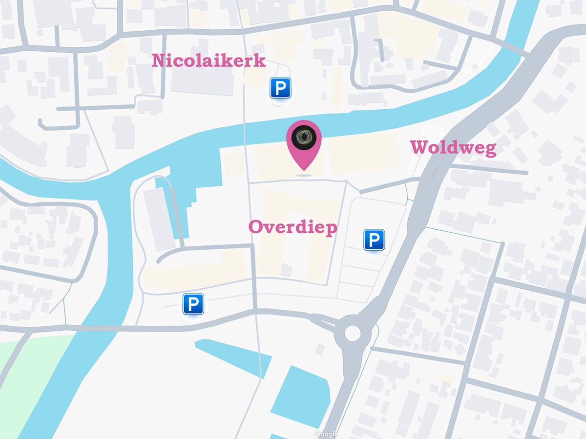 Kapsalon Appingedam google maps kaart